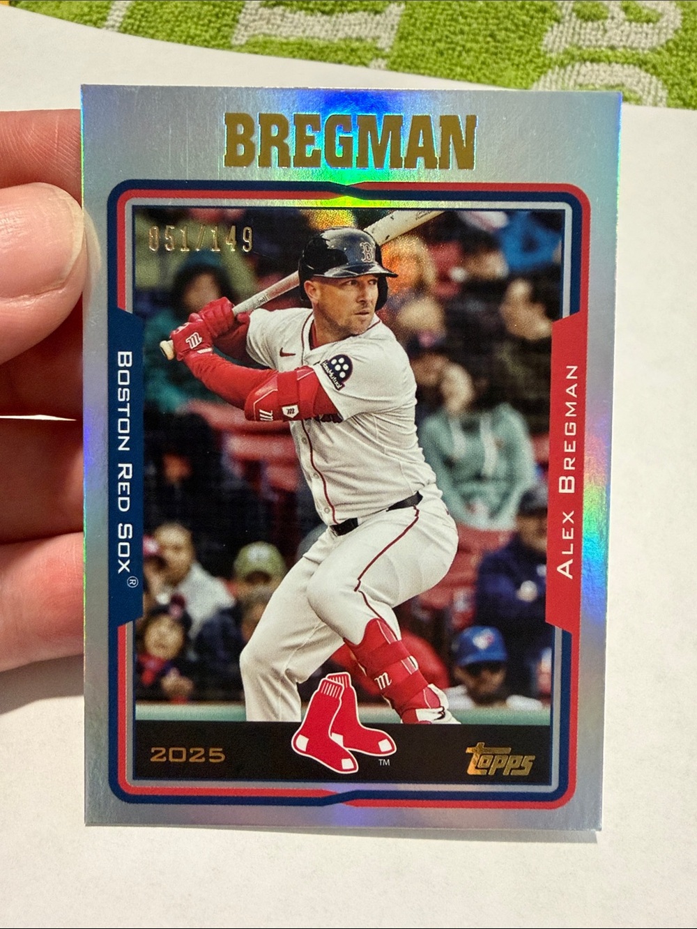 Topps Holographic Alex Bregman Card - 051/149 numbered